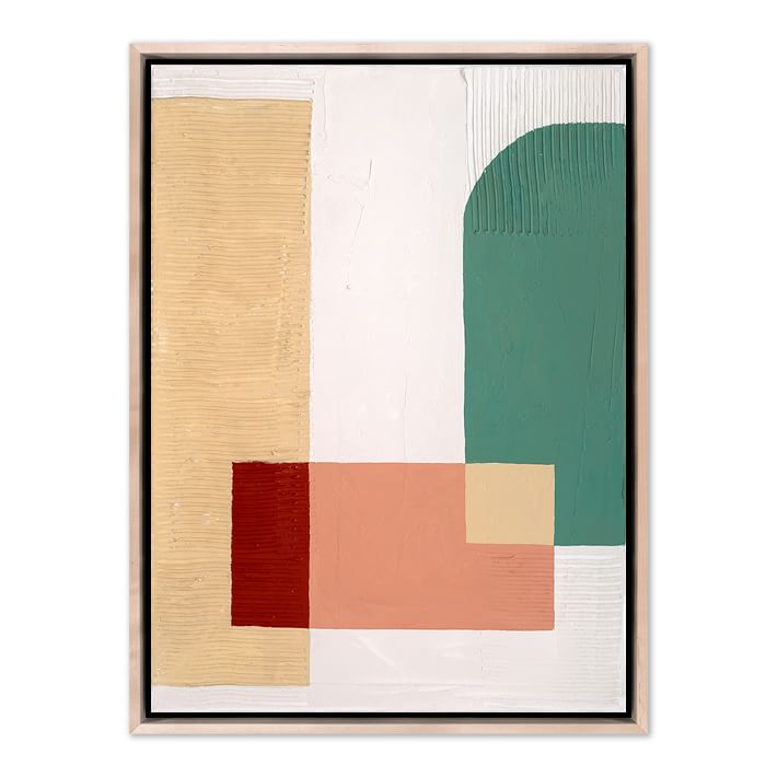 Overlap Framed Wall Art by Black Bird Art Co. | West Elm