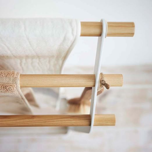 Yamazaki Standing Bath Towel Hanger | West Elm