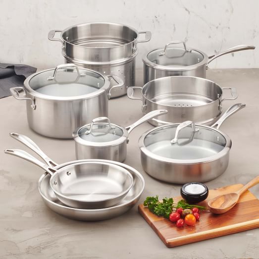 CARAWAY HOME 9-Piece Ceramic Nonstick Cookware Set in Gray CW-CSET-GRY -  The Home Depot