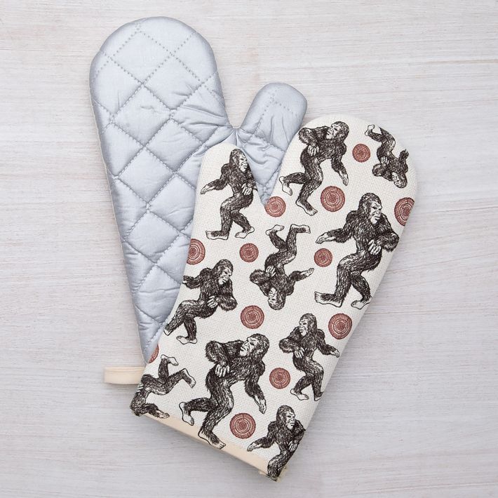 Crow Oven Mitt + Potholder