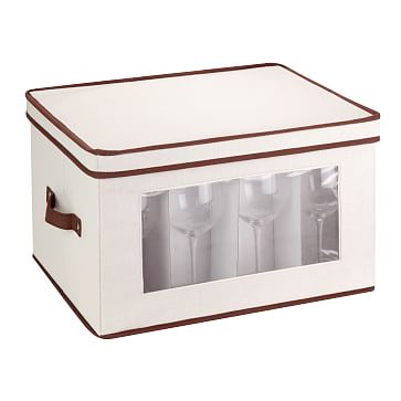 Stemware discount storage chest