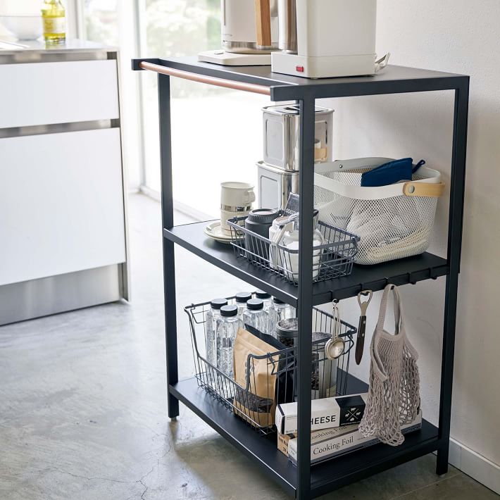 Yamazaki Home Tower Kitchen Appliance Storage Rack - Black