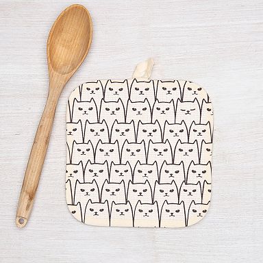 Alpaca Kitchen Apron, Tea Towel, Oven Mitt + Pot Holder, Grocery Tote