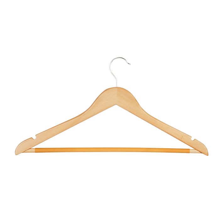 Registry Women's Wood Hanger, Open Hook, 18 W x 0.5 D, Natural, Wood  Hangers, Hangers and Accessories, Closet Accessories, Room Accessories, Open Catalog