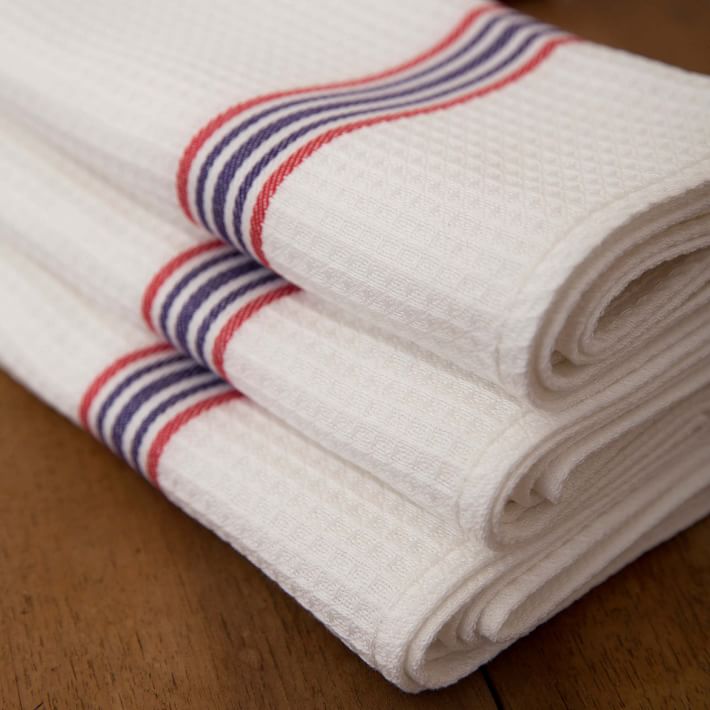 French cotton linen kitchen towel - Andrée Jardin