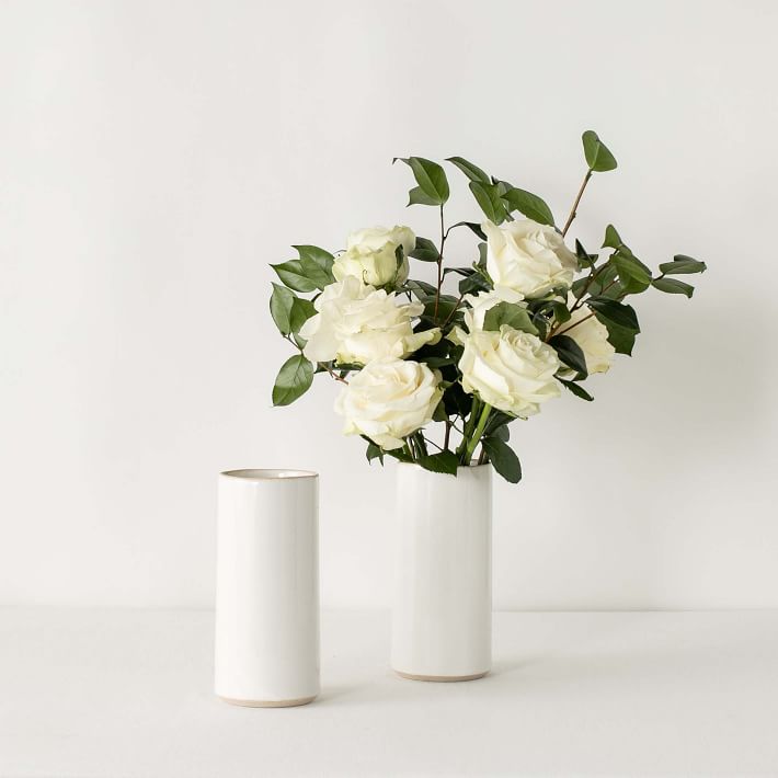 Convivial Minimal Cylinder Vase | West Elm