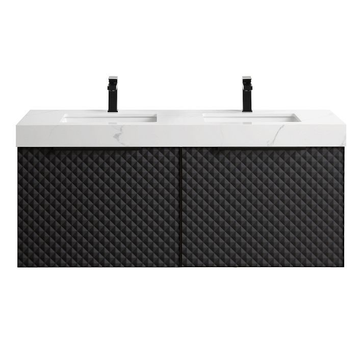 Baylor Floating Open Storage Single Bathroom Vanity (42)