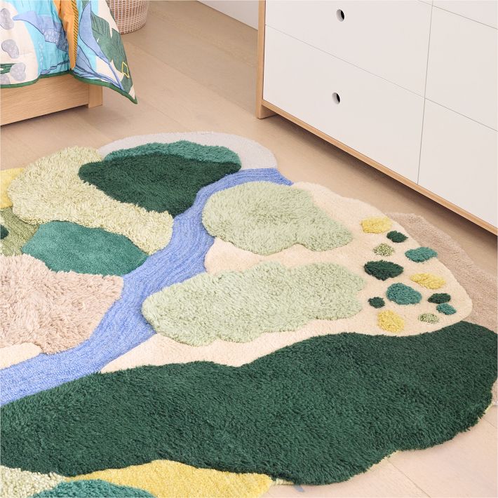 National Geographic Topo Landscape Rug | West Elm