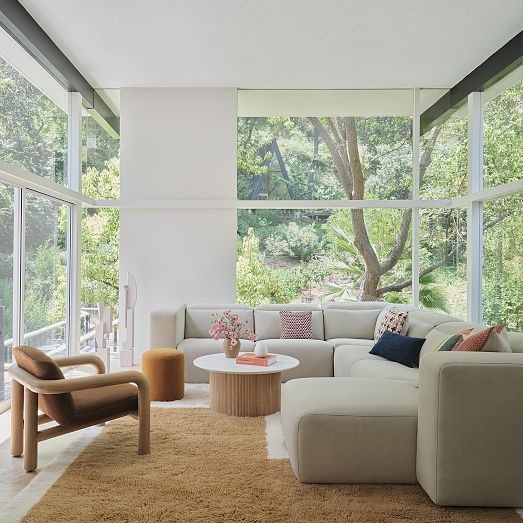 Ellington Round Coffee Table | Modern Living Room Furniture | West Elm