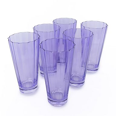 Amethyst Purple Handblown Drinking Glasses (Set of 4) – PATCH NYC