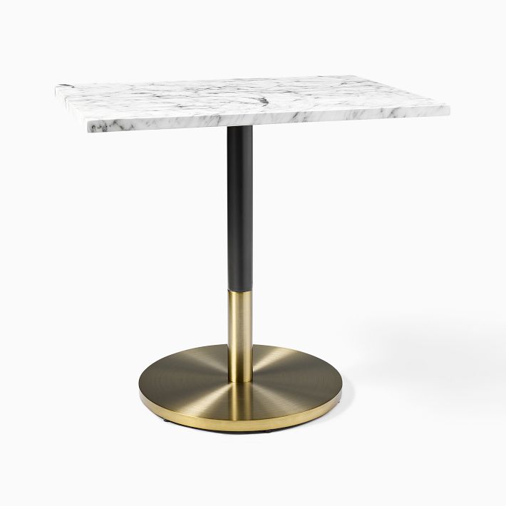 Orbit Faux Marble Restaurant Table - Rectangle 