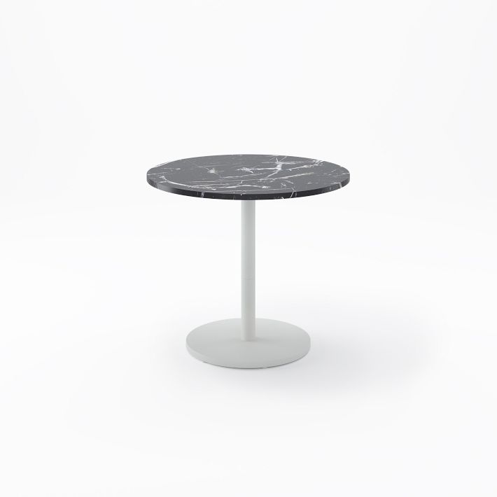 Orbit Faux Marble Dining Table - Round | West Elm