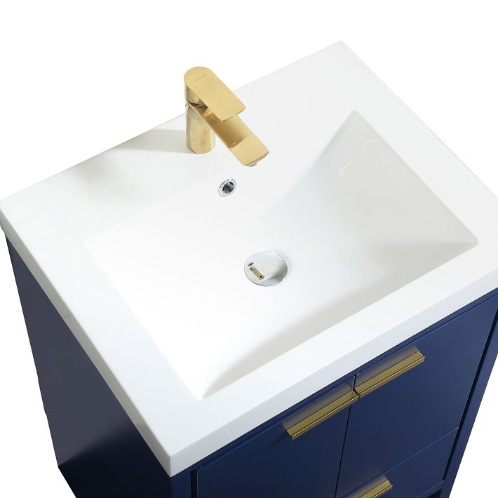 Donovan Single Bathroom Vanity (24–48) - Blue/Green