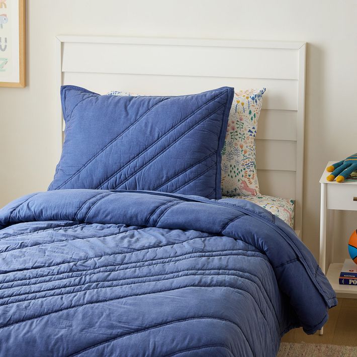 Abstract Waves Cotton Comforter & Shams | West Elm