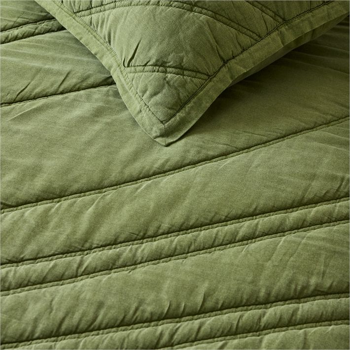 Abstract Waves Cotton Comforter & Shams West Elm