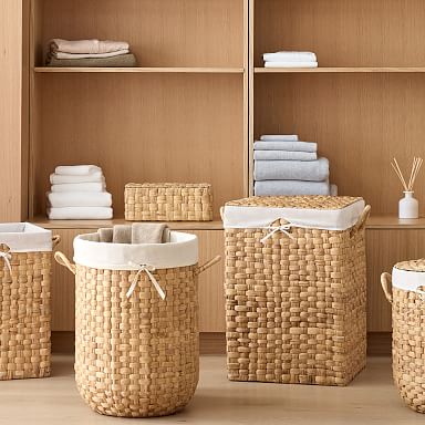 Storage Basket Cotton And Linen Closet Laundry Basket Home Storage