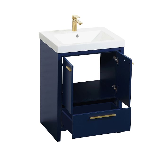 Donovan Single Bathroom Vanity (24–48) - Blue/Green