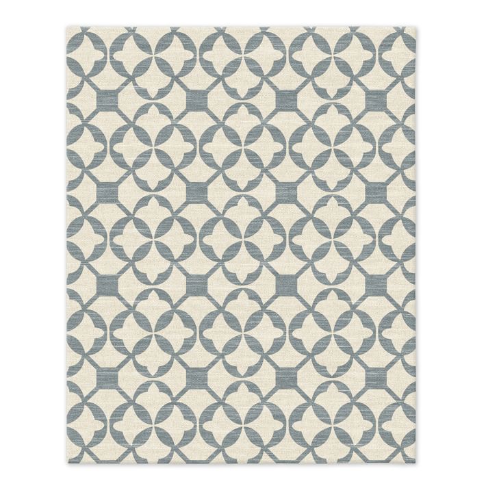 Tile Wool Kilim Rug West Elm