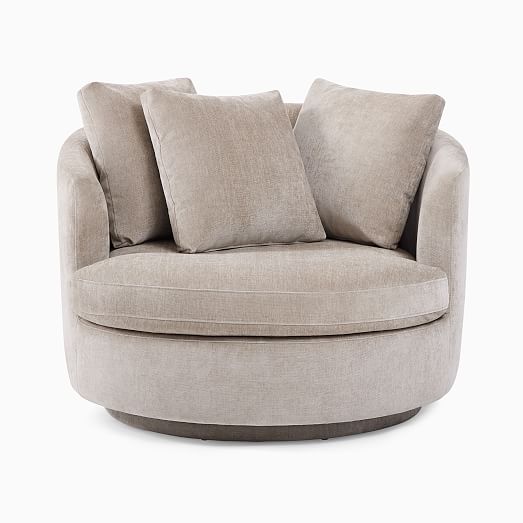 Viv Grand Swivel Chair | West Elm