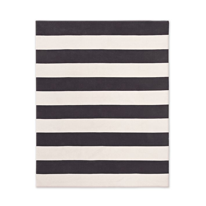 Bold Stripe Cotton Rug West Elm