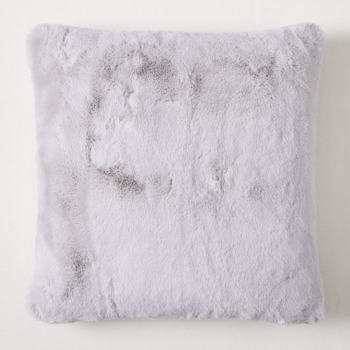 Faux Fur Chinchilla Pillow Cover