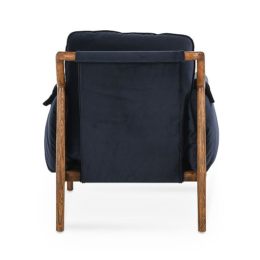 Overstuffed Wood Frame Accent Chair West Elm