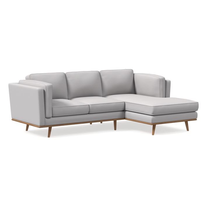 Zander 2 Piece Chaise Sectional | Sofa With Chaise | West Elm