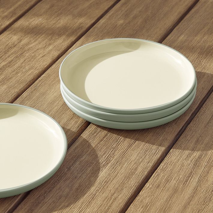 Kaloh Melamine Outdoor Salad Plate Sets Set of 8