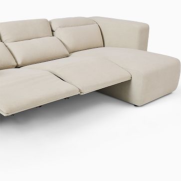 Leo Motion Reclining 3-Piece Reversible Chaise Sectional (125