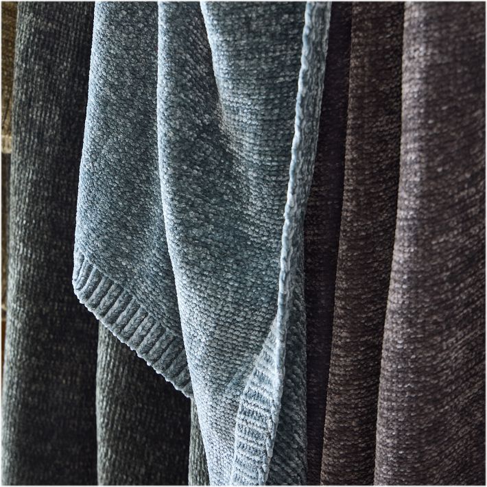 Luxe Chenille Throws | West Elm