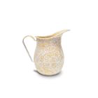 Enamel Yellow Splatter Pitcher