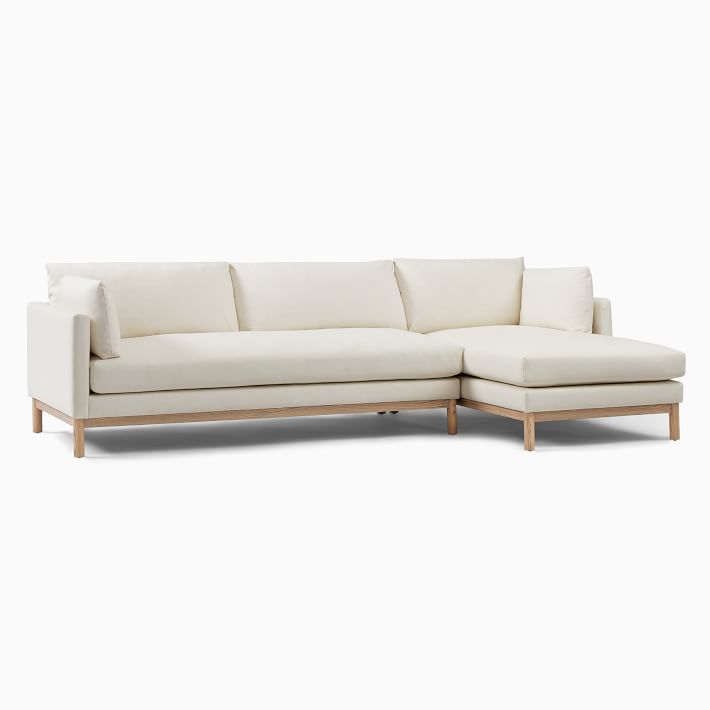 Hargrove 2 Piece Chaise Sectional Sofa With Chaise West Elm