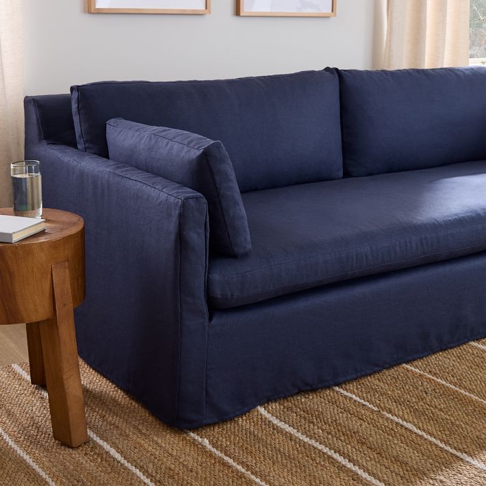 Marin Skirted Slipcover Sofa (71"94") West Elm