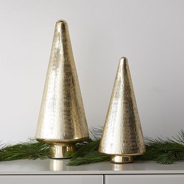 Glass Martini Gold Trees