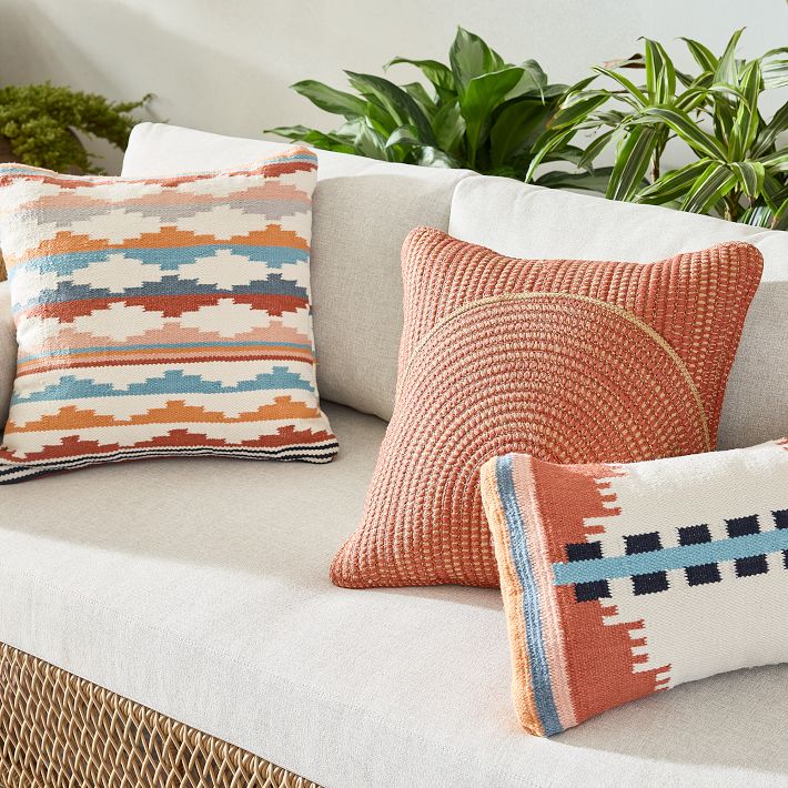 Woven Arches Indoor/Outdoor Pillow - Clearance