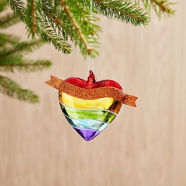 Heart Glass Ornament