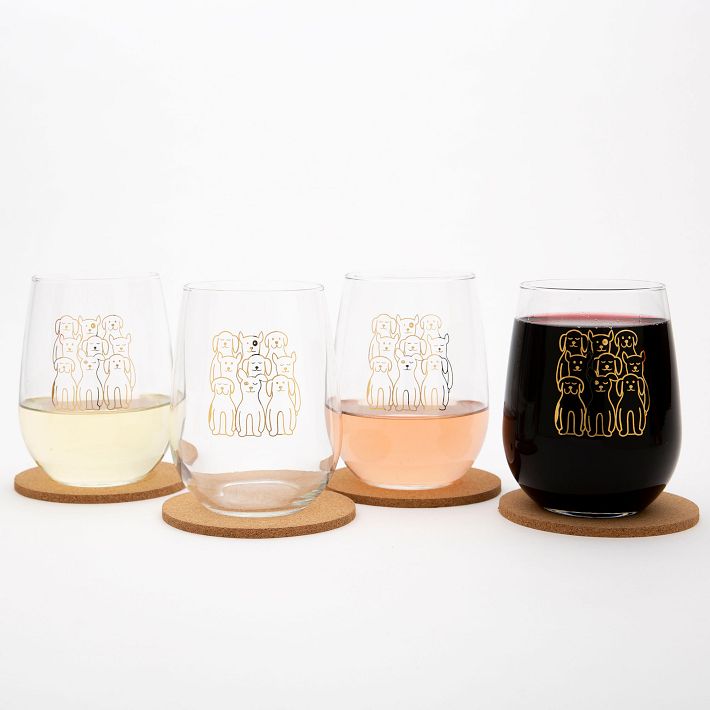 Rabbit Freezable Beer Glasses Set of 2