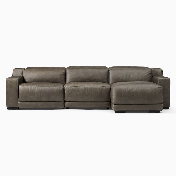 Dalton 3 Piece Chaise Sectional, Sofa With Chaise