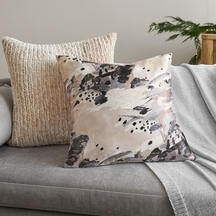 Impressionist Brocade Pillow Cover | West Elm