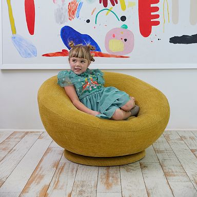 Child's swivel egg discount chair