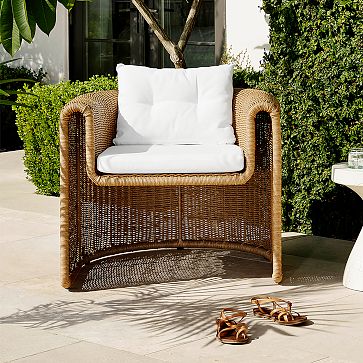 West elm best sale woven chair