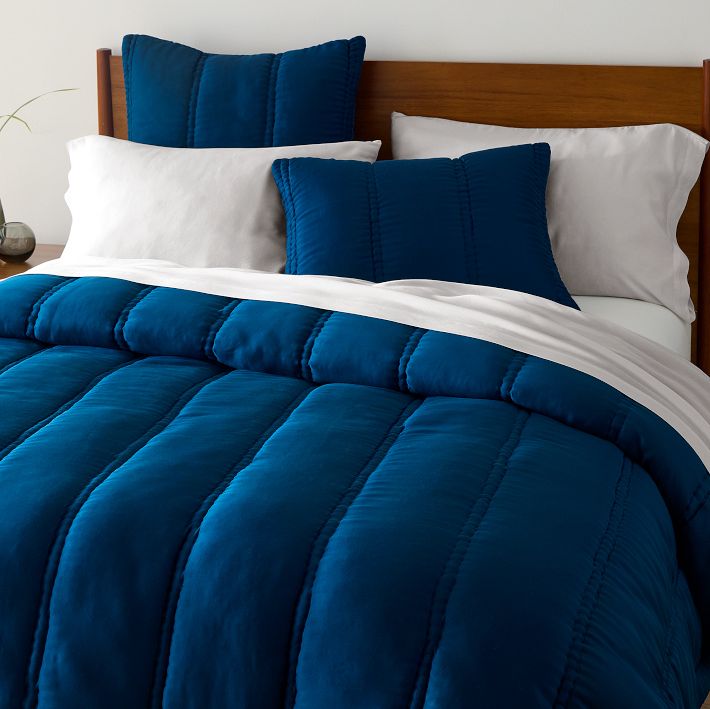 Silky TENCEL™ Plush Comforter & Shams West Elm