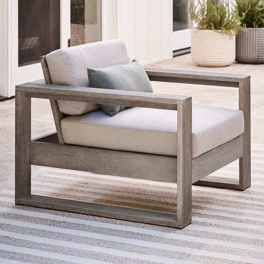 West elm chaise online outdoor