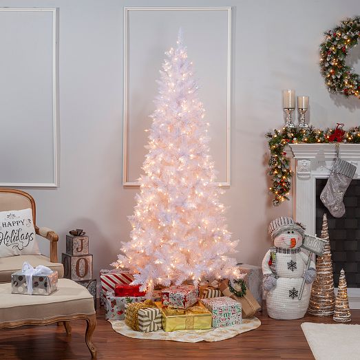 White Tinsel Christmas Tree West Elm