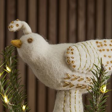 Scandi Bird Tree Topper | West Elm