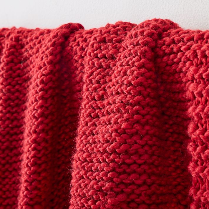 Oatmeal Colored Acrylic Yarn Cable knit Crochet Blanket 