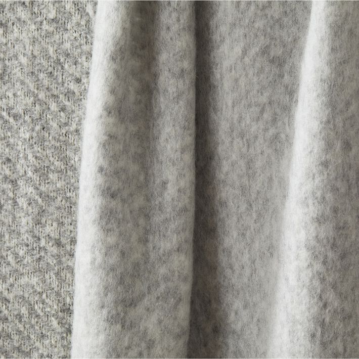 Brushed Herringbone Throw West Elm