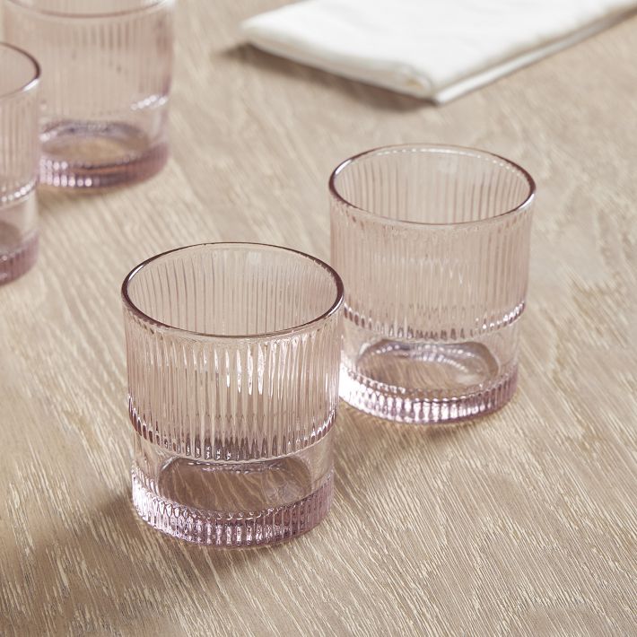 Pink NoHo Drinking Glasses (Set of 4)
