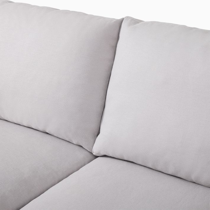 Marin Skirted Slipcover 3-Piece L-Shaped Sectional (114