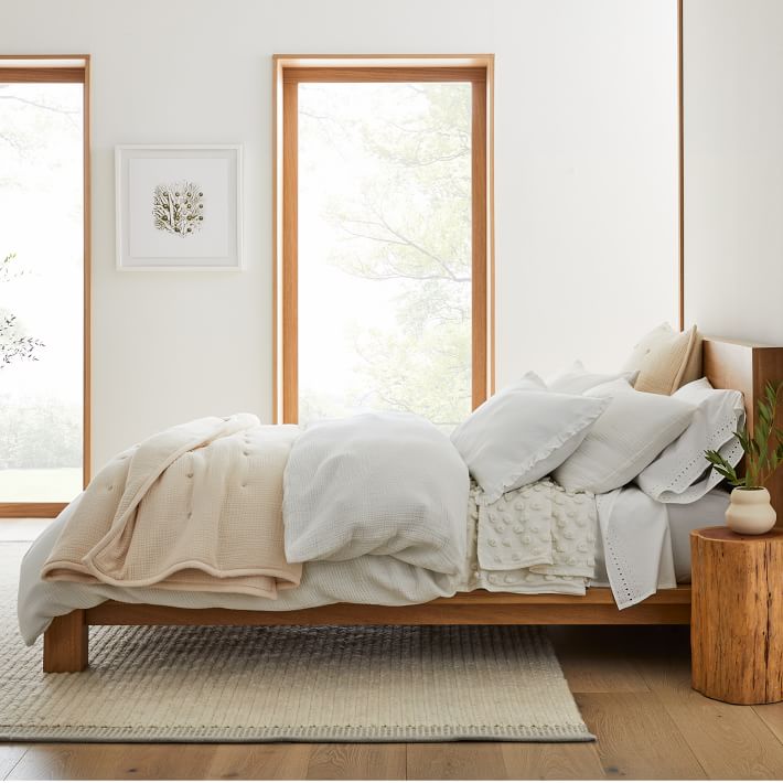 Dreamy Gauze Cotton Duvet Cover & Shams West Elm